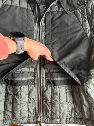 Cazadora Stone Island de plumas acolchada