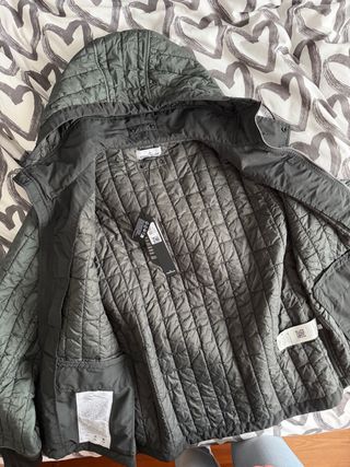 Cazadora Stone Island de plumas acolchada