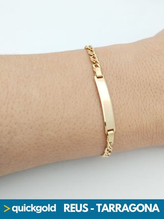 035-05-00877 PULSERA ORO 18K NO ME OLVIDES