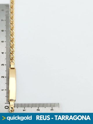 035-05-00877 PULSERA ORO 18K NO ME OLVIDES