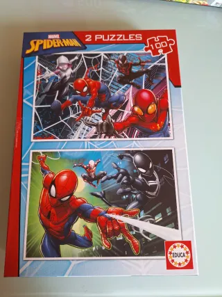 Marvel Spiderman 2 Puzzles Educa 100 Piezas
