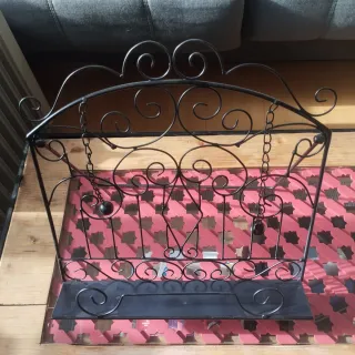 Soporte libro metal negro