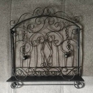 Soporte libro metal negro