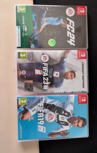 Nintendo Switch FC 24 y FIFA 19, 23