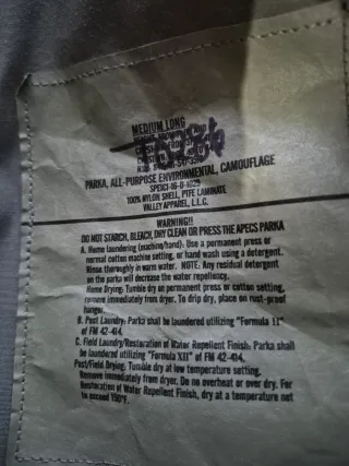 Giacca/Parka US ARMY Mimetica