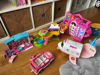 Lote Pinypon Casa Gato y Accesorios