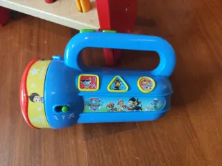 Linterna Patrulla Canina + Reloj +Banco Martillar