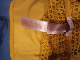Conjunto lencería Savage X terciopelo amarillo
