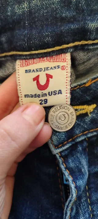 Calças True Religion Azuis Tam 38l