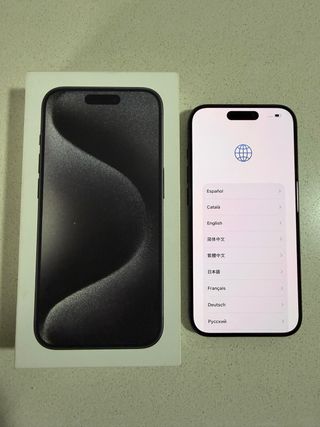 iPhone 15 Pro 256GB Titanio Negro