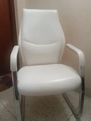 Sillas de oficina blancas