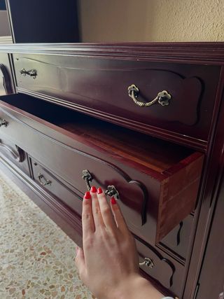 Mueble salón de madera — 3 metros