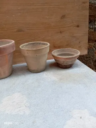Set 4 vasi in terracotta