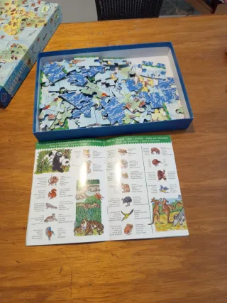 Puzzle Djeco 100 piezas Mapa Mundo