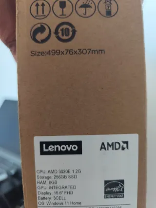 Lenovo AMD 3020E Portátil Gris