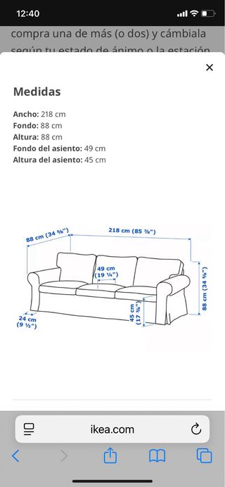 Sofás grises de tela (2)