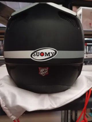 Casco Suomy Extreme Dh Negro/Bia/Grri