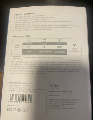 Linterna de Buceo Profesional