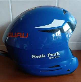 Casco Esquí Infantil Neak Peak Talla S. Azul.