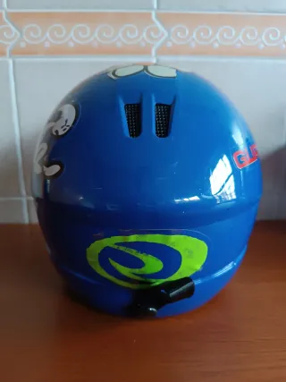 Casco Esquí Infantil Neak Peak Talla S. Azul.