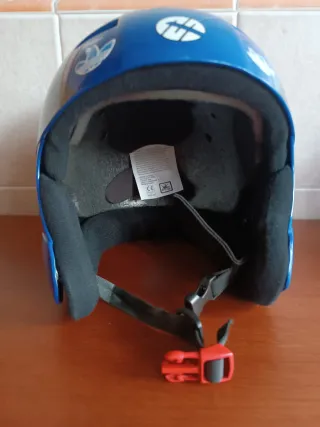 Casco Esquí Infantil Neak Peak Talla S. Azul.