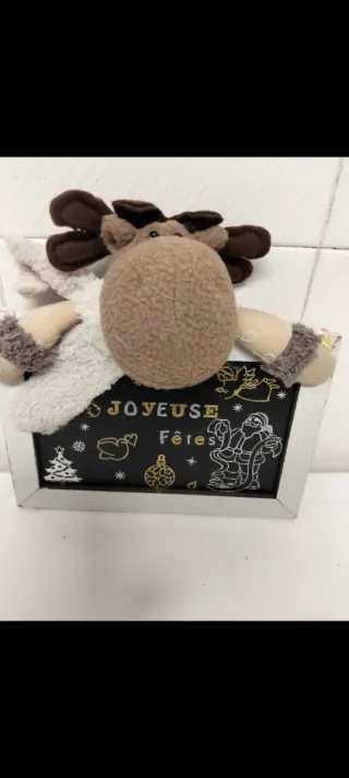 Reno Navideño con Pizarra