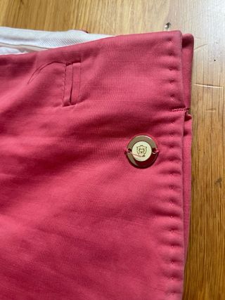 Pantalón vestir Massimo Dutti rosa mujer
