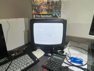 ZX Spectrum 128K +2 Caja y Extras
