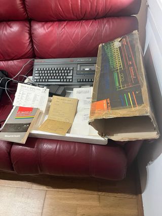 ZX Spectrum 128K +2 Caja y Extras