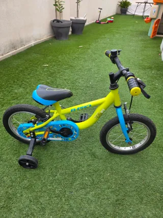 Bicicleta Infantil BPRO Azul y Amarillo