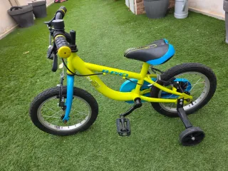 Bicicleta Infantil BPRO Azul y Amarillo