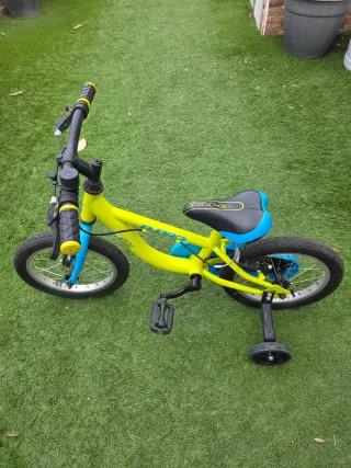 Bicicleta Infantil BPRO Azul y Amarillo