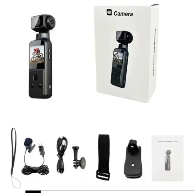 Cámara 4K con Micrófono Externo 64GB