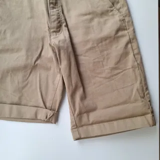 Bermudas beige algodón talla S