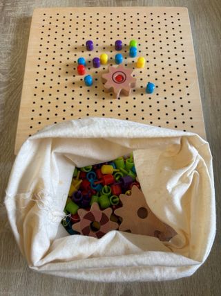 Juego de Mesa Mosaico de Madera