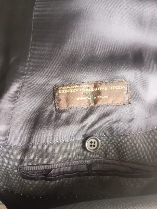 Traje de chaqueta azul nuevo