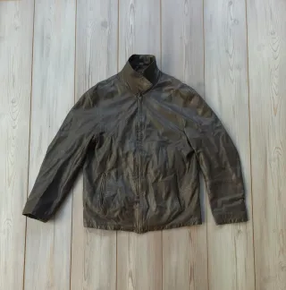 Chaqueta de cuero vintage HUGO BOSS