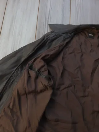 Chaqueta de cuero vintage HUGO BOSS