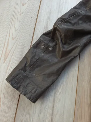 Chaqueta de cuero vintage HUGO BOSS
