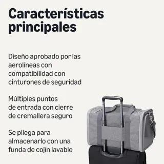 Transportín tela para gato