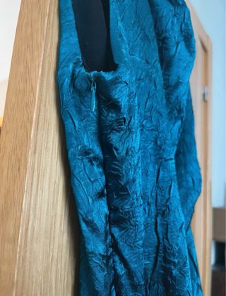 Vestido largo verde Zara