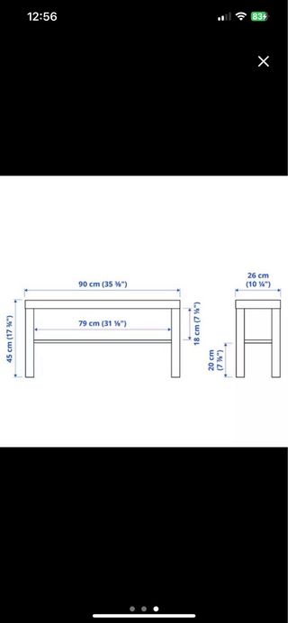 Mueble bajo blanco Ikea
