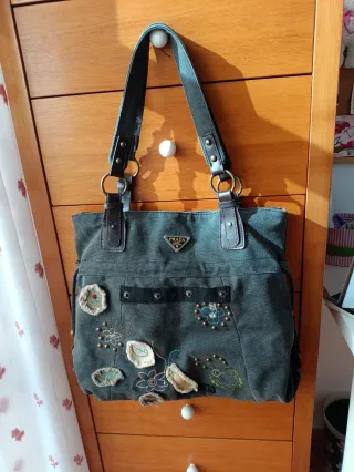 Bolso Prada verde Multicolor