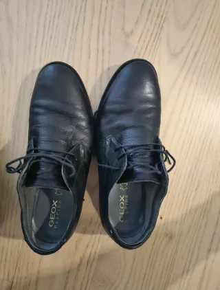 Zapatos Geox Negros Vestir Hombre