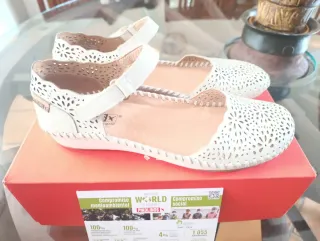 Sandalias Pikolinos Marfil Beige/Blanco