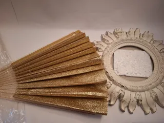 Decoración Sol y Rollo Dorado