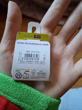 Orecchini Farma Bijoux Argento 925 Ipoallergenici