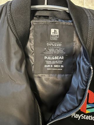 Bomber Pull&Bear PlayStation Nera