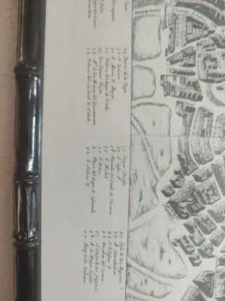 46x65 cm Lámina antigua La Villa de Madrid