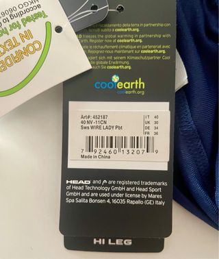 Bañador HEAD Liquidlast Wire Lady Azul Talla S